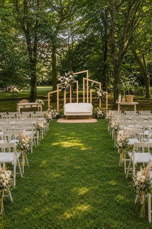 Arcos de ceremonia boda en Cantabria